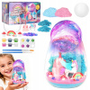 Jednorožec Kreatívna Sada pre Dievčatá Nočná Lampička Kinetický Piesok Urob si sám (DIY)