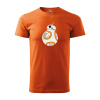 Sablio Tričko s potlačou Star Wars BB-8 - oranžové 2XL