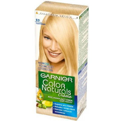 Barvící krém Garnier Color Naturals č. E0 Super blond rozjasňovač