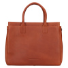 Dámska kožená kabelka na notebook The Chesterfield Brand Rivera - koňak