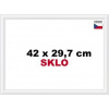 BFHM Plastový rám na puzzle 42x29,7cm A3 - bílý