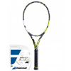 Tenisová raketa Babolat Pure Aero + výplet - Biely, Sivý, Žltý (3)