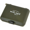 Vodotesná krabička / kontajner Mil-Tec olivová 12x10x3,5 cm, vnútorné zrkadielko