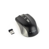 GEMBIRD myš MUSW-4B-04-GB, šedo-černá, bezdrátová, USB nano receiver