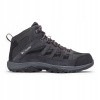 Pánske trekingové topánky Columbia Crestwood Mid WP Dark Grey/Deep Rust 43,5
