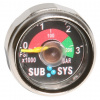 Spare Air ručičkový manometer (tlakomer) DIAL GAUGE PSI + BAR