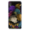 Silikonové pouzdro iSaprio - Samsung Galaxy A10 - Dark Flowers (Odolný silikonový kryt, obal, pouzdro iSaprio - Samsung Galaxy A10 - Dark Flowers - skvělá ochrana a pružnost, stylový UV potisk, lehkos