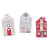 Dřevěné mini domečky 12 ks Varianta: mix, Balení: 1 sáček
