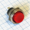 Vypínač tlačítkový-okrúhly-červený 42.0011RED