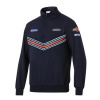 Sparco Mikina Half Zip Replica Martini Racing modrá