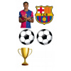 CUKROVÁ TLAČ jedlý obrázok na tortu Cukrová hmota FC BARCELONA LAMINE YAMAL 24