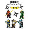Wydruk na tort masa cukrowa NINJAGO VEK MENO