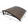 STRECHA NAD DVERE 150 x 80 STRECHY POLYKARBONÁT