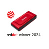 Kingston 2TB externý SSD XS1000 RED Series USB 3.2 Gen 2x2, ( r1050 MB/s, w1000 MB/s ) SXS1000R/2000G