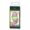 Popisovač Faber-Castell 167163 Pitt Artist Pen Brush 6 ks, pastelové farby