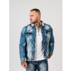 Pánska bunda CIPO & BAXX CJ291 BLUE Farba: Modrá, Konfekčná veľkosť: XL