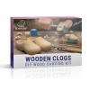 Dárková vyřezávací sada BeaverCraft DIY10 Dřeváky- Wooden Clogs Carving Kit