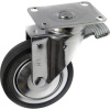 TOOLCRAFT TO-5137929 Otočné koliesko s parkovacou brzdou a 100 mm gumovou hornou doskou Nosnosť (max.): 80 kg; TO-5137929