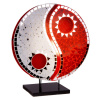 Woru Stolová lampa Ying Yang mozaika červená - 4617