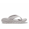 HOKA One One W ORA Recovery Flip LUNAR ROCK / WHITE 49 1/3
