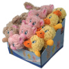 Hračky DF Playful Box Farm mix zvierat pískacie 21cm 24 ks