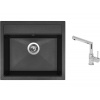 Set Sinks SOLO 560 Granblack + batéria Sinks MIX 350 P chróm