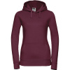 Russell Athletic Mikina s kapucí Authentic 265F, dámská COT10265F37001-burgundy S Burgundová