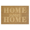 Koberček pred dvere - vzor Home sweet home - PVC s kokosovým vláknom - 45 x 75 cm