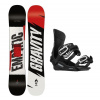 Gravity Empatic snowboard + Gravity Drift black vázání + sleva 400,- na příslušenství - 154 cm + S (EU 38)