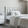 vidaXL Kovové čelo postele biele 100 cm - Biela - 89720-44031