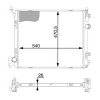 MAHLE Chladič, chlazení motoru BEHR CR 1595 000S