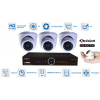 Kamerový systém mikro AHD 3x kamera 1080P s 15m IR a DVR