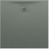 LAUFEN Pro štvorcová sprchová vanička z materiálu Marbond, odtok na boku, 900 x 900 x 30 mm, betónová šedá, H2109560790001