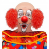 PAROCHŇA KLAUNA ČERVENÁ KLAUN KUČERY PLEŠATOSŤ CIRKUS ZÁBAVA