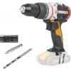 Worx Akumulátorová príklepová vŕtačka WORX Nitro 20V Slammerdrill 60Nm WX354.9, bezkefkový motor, bez batérie a nabíjačky