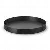 Zack Ozdobná tácka TREVO 30 cm, čierna, nerezová oceľ