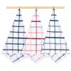 Bellatex Sada utierok 3 ks 50 × 70 cm, 131 kocka zelená, béžová, sivá