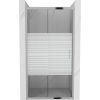 Mexen Apia posúvacie sprchové dvere 140 cm, pruhy, chrómová - 845-140-000-01-20