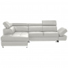 Celina Home ROHOVÁ SEDACIA SÚPRAVA, textil, koža, svetlosivá - Sedačky - 000501001825