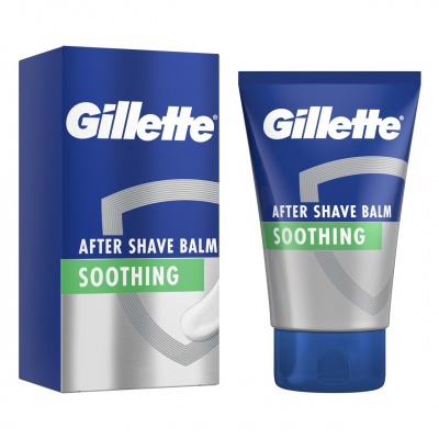 Gillette Starostlivosť Pre Mužov Soothing Sensitive Aftershave Balm Balzam Po Holení 100 ml