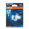 Žiarovka OSRAM DC W5W 12V 5W (patice W2,1 x 9,5d) Diadem CHROM design oranžová farba - pár