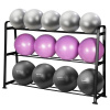 HMS gymnastické fit lopty YB02 sada 13ks so stojanom STR43