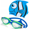Plavecké poháre pre dospelých Speedo kúpalisko kúpalisko Voda (Aqua-Speed Set Special Mask Detská čiapka)