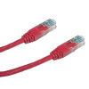 DATACOM patch cord UTP cat5e 0,25M červený 1492
