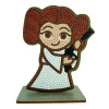 Diamantové maľovanie postava Star Wars Princess Leia - 1 ks