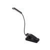 Verk 27415 LED lampa na čítanie s klipom, 2 W, čierna