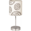 Candellux Emily stolová lampa 1x40 W chrómová-krémová 41-26767