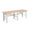 AJ Produkty Dielenský stôl Robust s 2 zásuvkami, 2500x800 mm