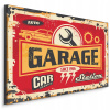 Wall Picture Moto diely Titulky Retro Style 90x60 (Wall Picture Moto diely Titulky Retro Style 90x60)