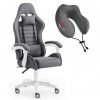 Sivo-biele herné kreslo HELLS CHAIR, HC__5904204981668-1
